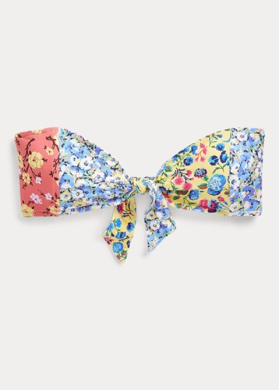 Bufanda Polo Ralph Lauren Mujer Multicolor - Floral Tie Bandeau - YBUOR9526